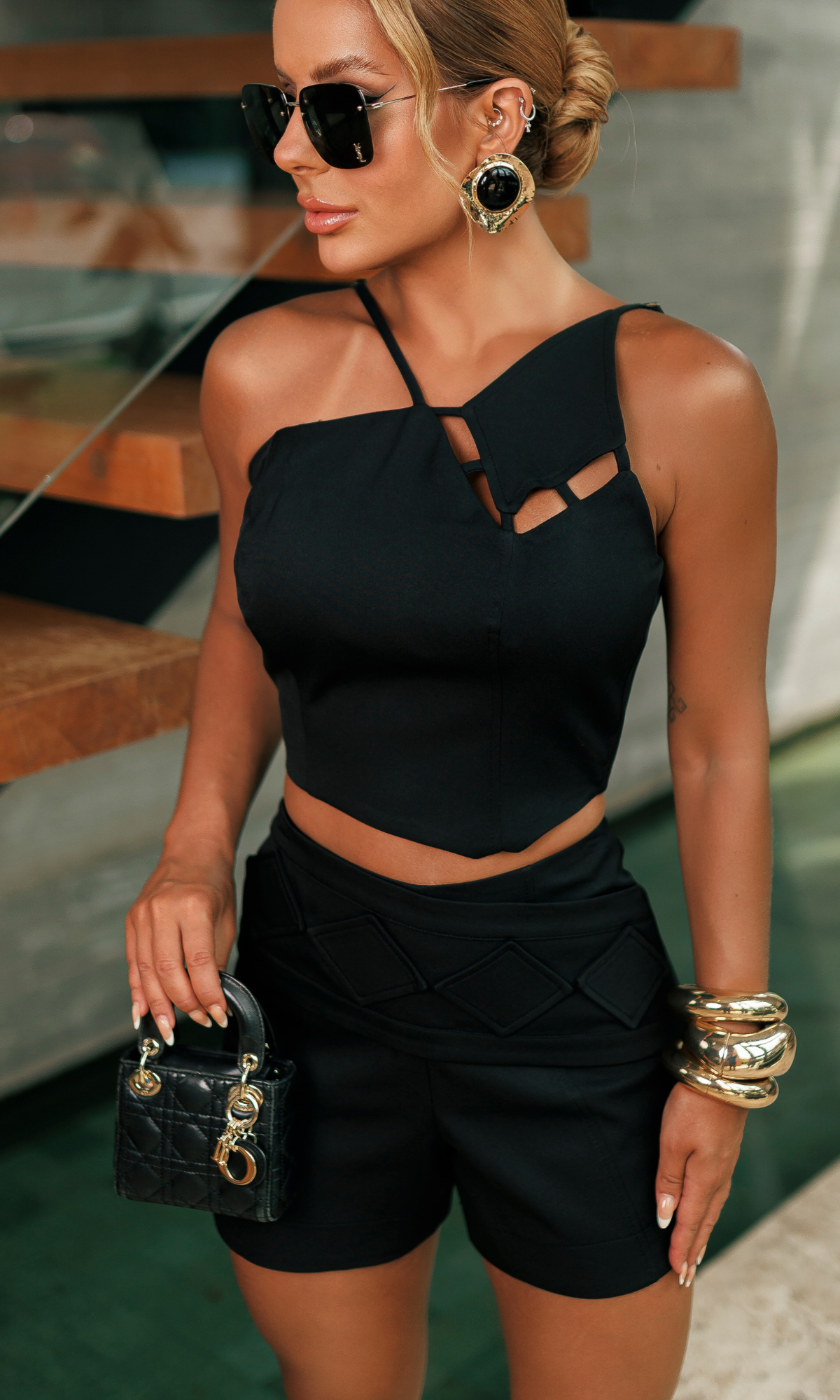 Conjunto Cecilia - Preto