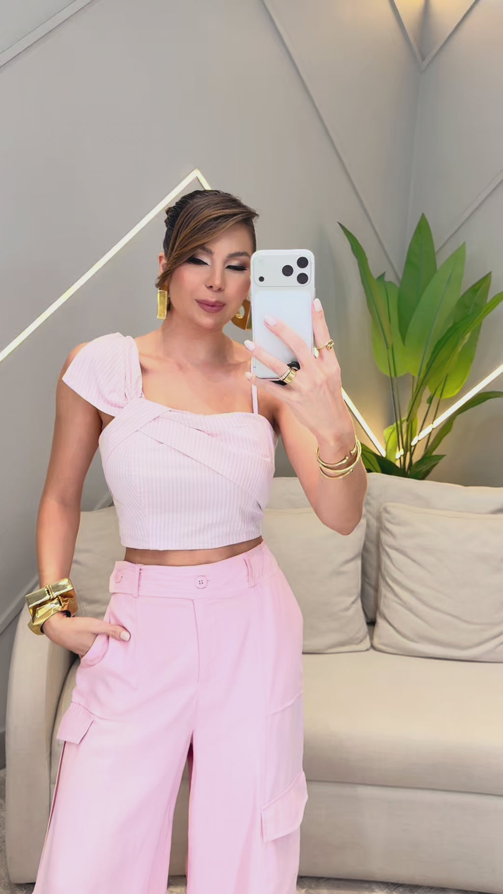 CONJ CALÇA LIVIA - ROSA