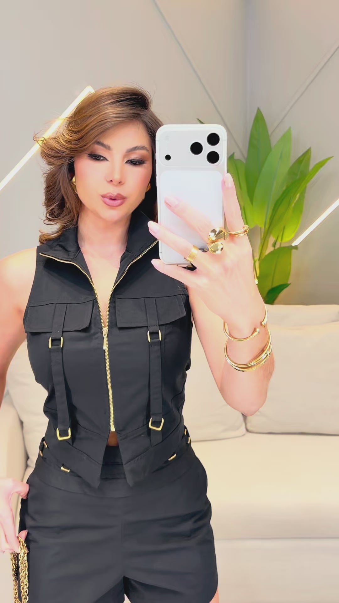 CONJ. SHORT ANE - PRETO